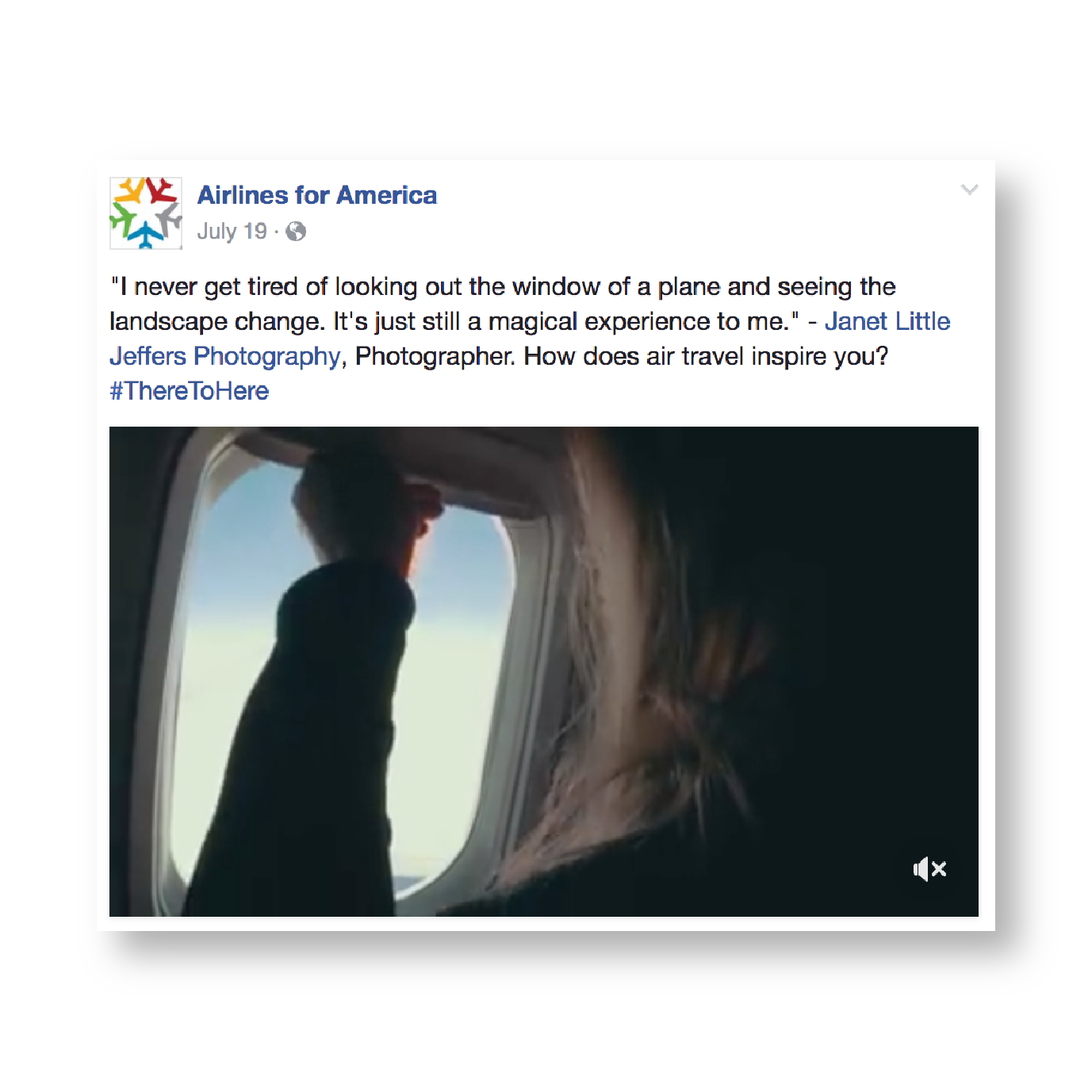 american airlines social post