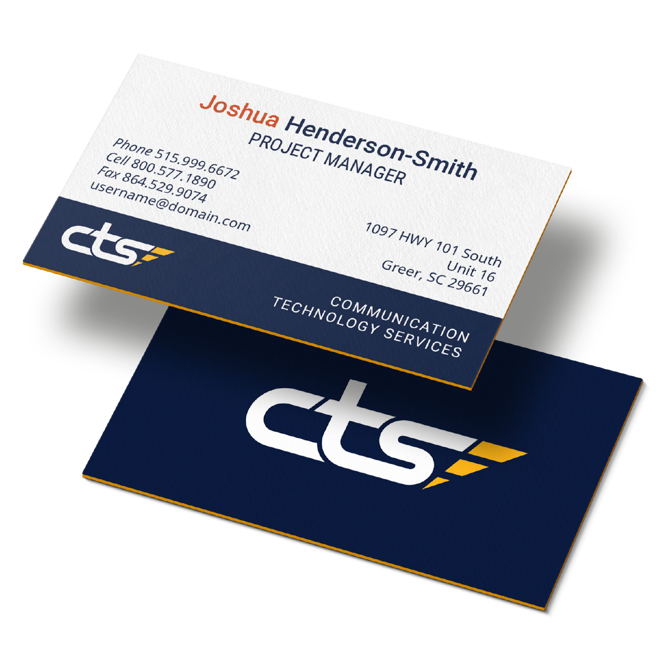 business card CTS